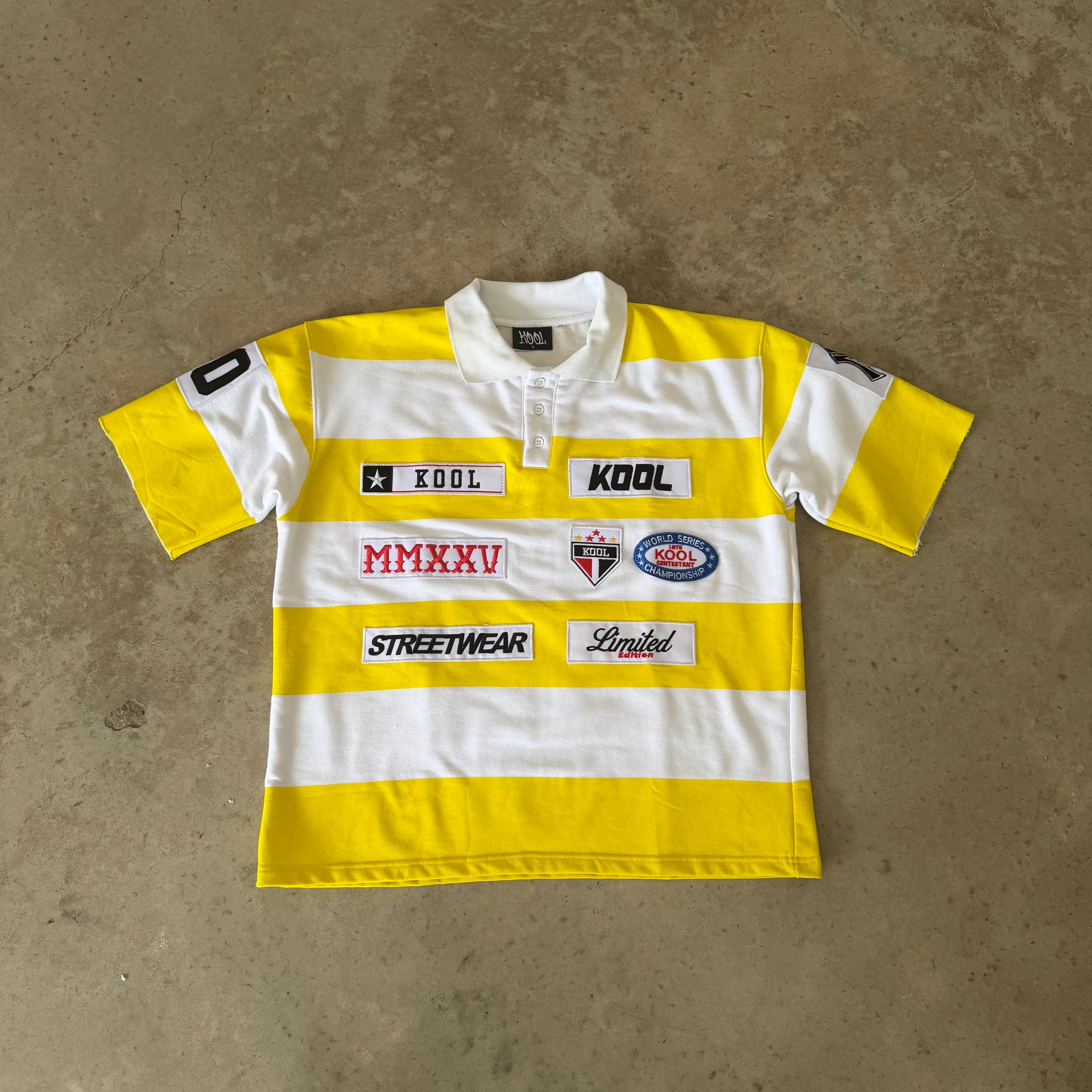 Kool SS "Worldwide" Yellow Polo