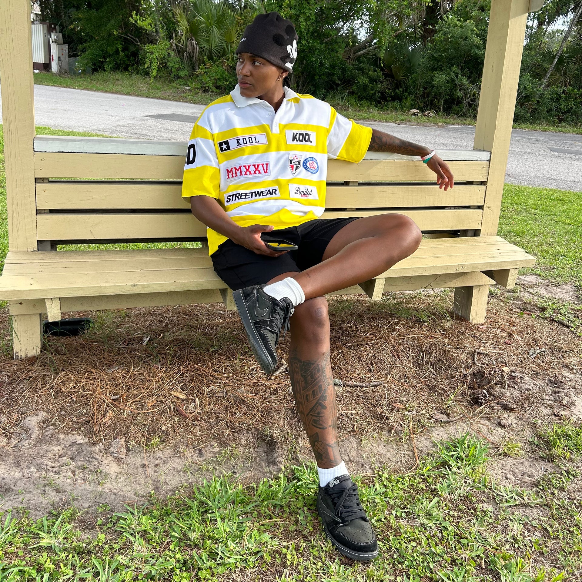 Kool SS "Worldwide" Yellow Polo